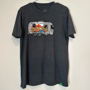 Zion National Park Wild Tribute Large Gray T-shirt